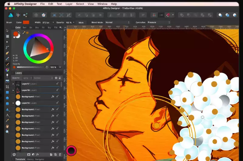 Homepage von Affinity Designer