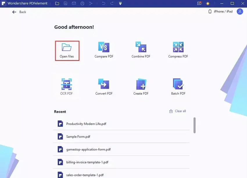 अपने Windows सिस्टम पर PDFelement डाउनलोड कर लिया हो