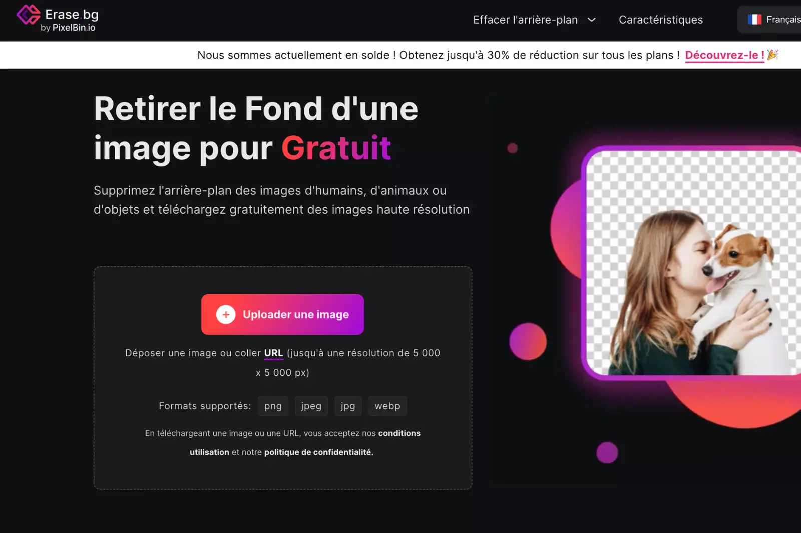 Erase.bg : Le meilleur outil en ligne pour retirer les arrière-plans