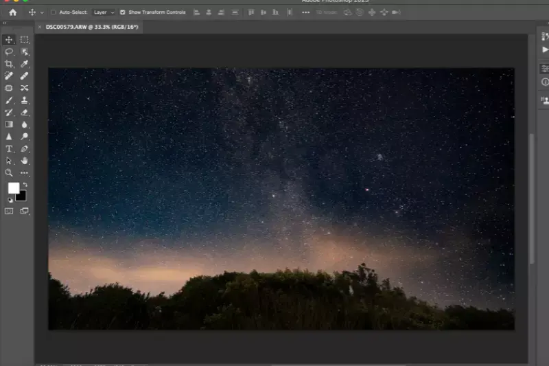 Home page of Adobe Photoshop