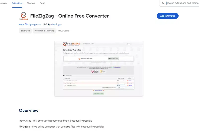 Home Page of FileZigZag