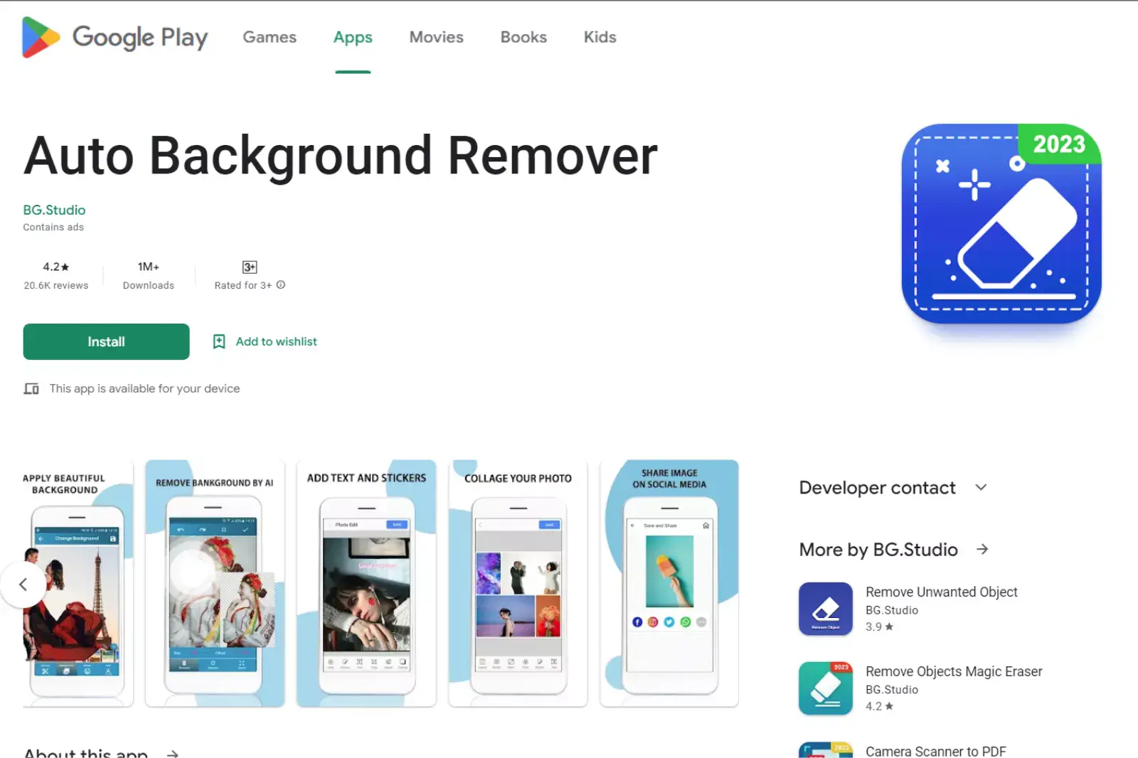 Auto Background Remover