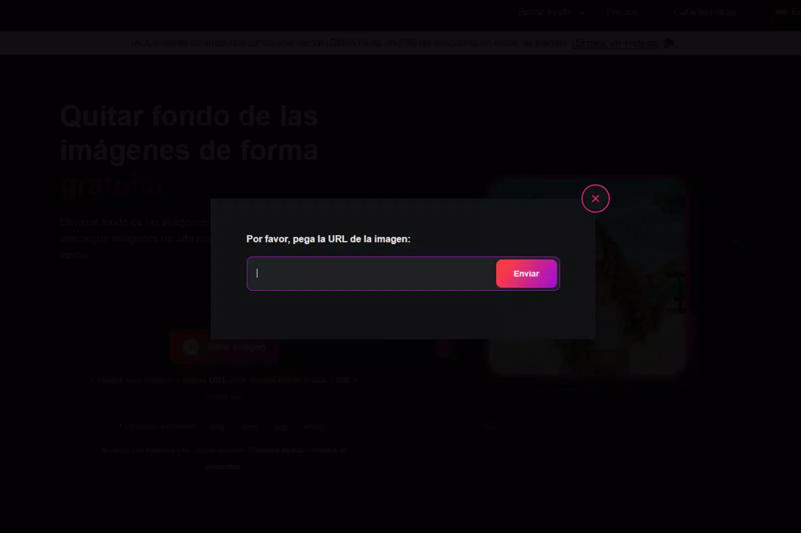 na vez que hayas subido la imagen o pegado la URL de la 