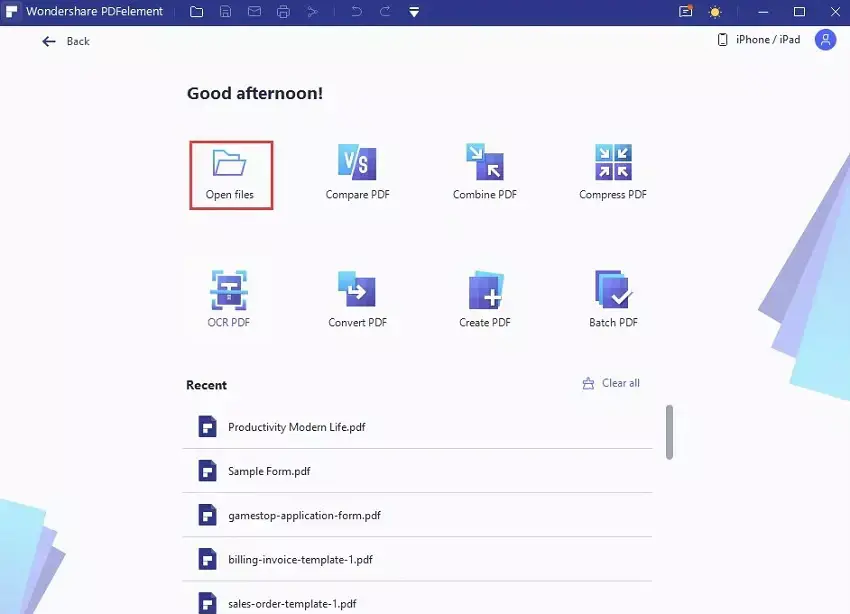 Kapag na-download mo na ang PDFelement sa iyong Windows system