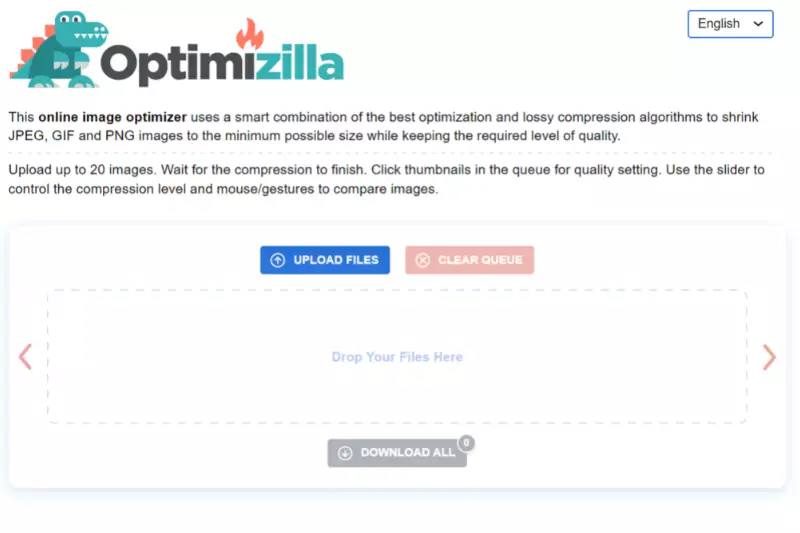 Home Page of Optimizilla