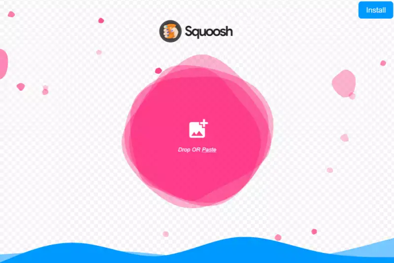 Home Page of Squoosh