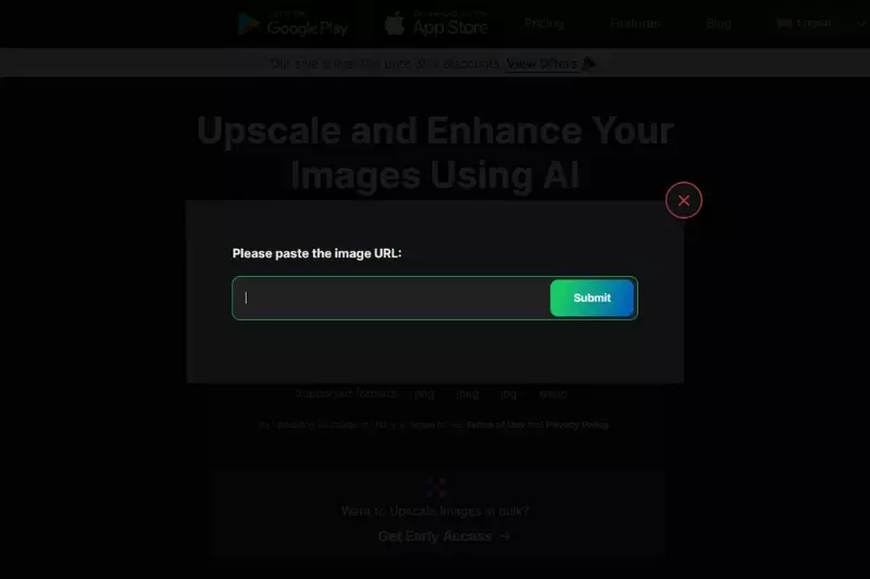 2nd Step to Paste URL of image