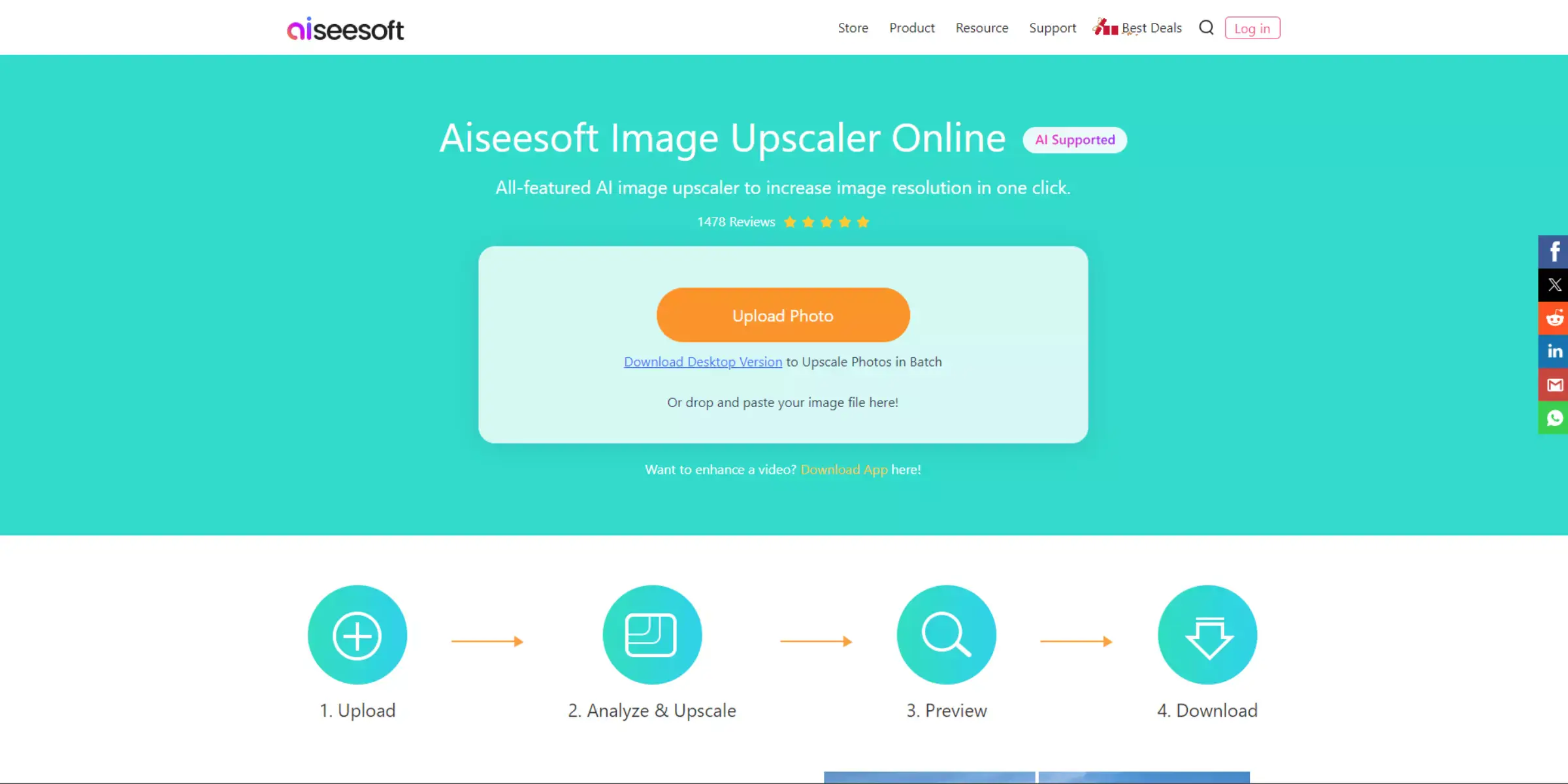 Home page of Aiseesoft Image