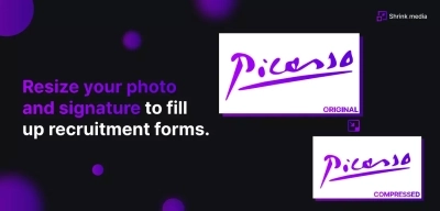 Resize Your Photo and Signature to Fill up Recruitment Forms