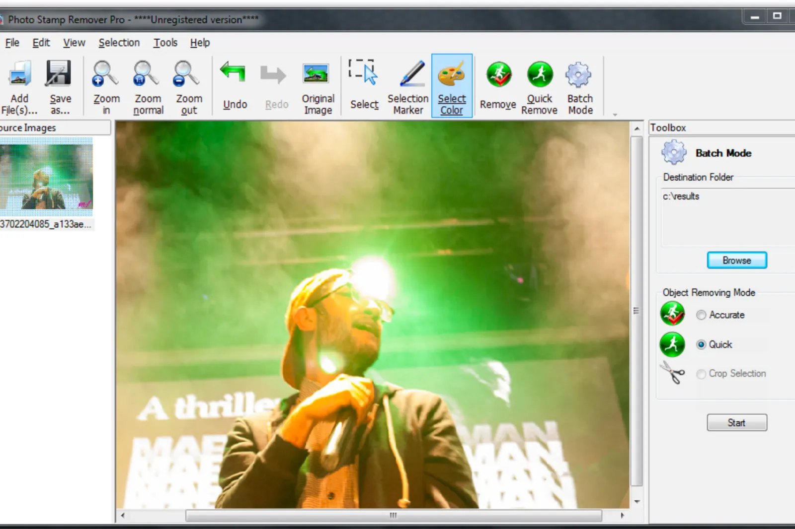 Home Page of hoto Stamp Remover