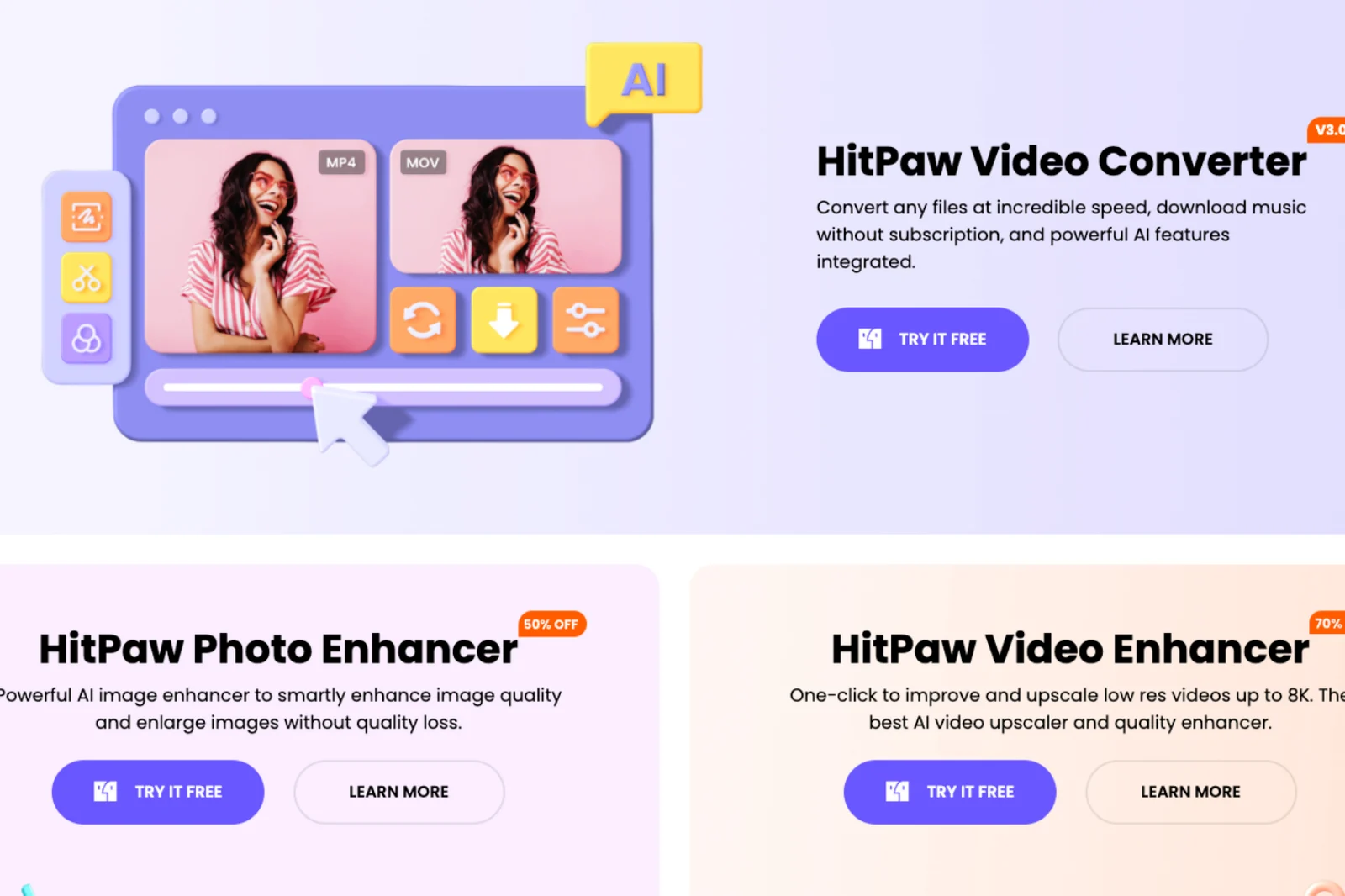Home Page of HitPaw