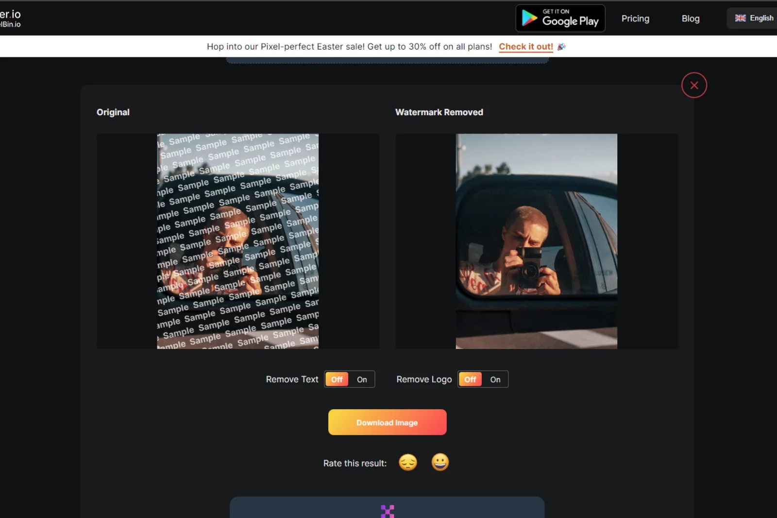 3rd Step ready to Download image
