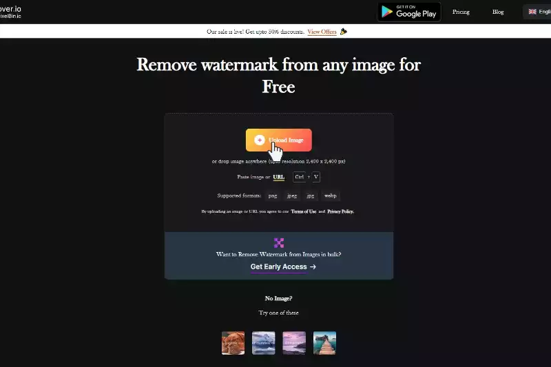 2d Step to upload image