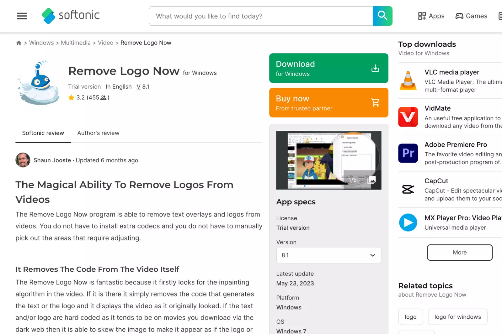 Home Page of Remove the Logo Now!