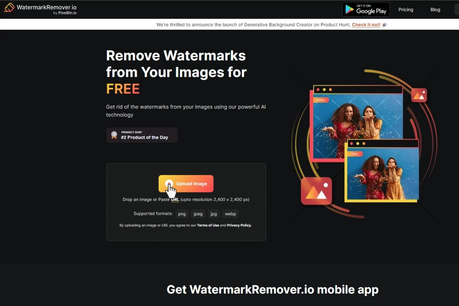1st Step to Upload image image