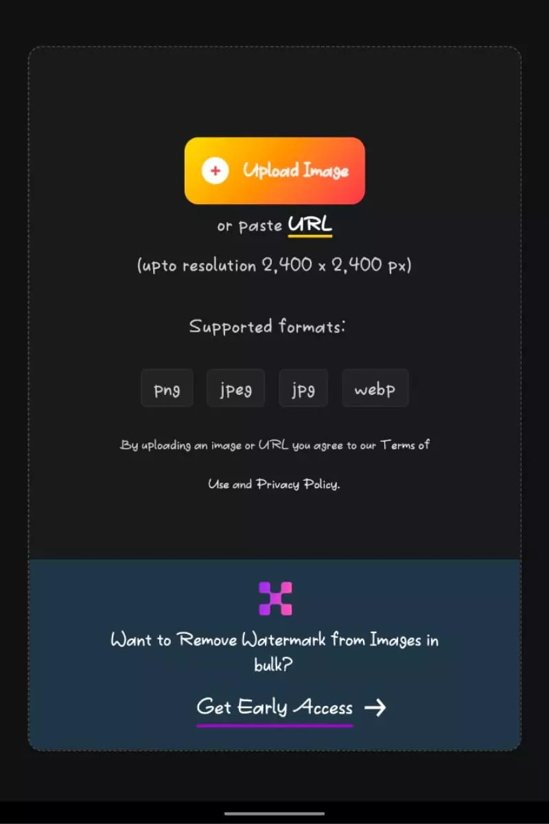 3rd Step to Upload image