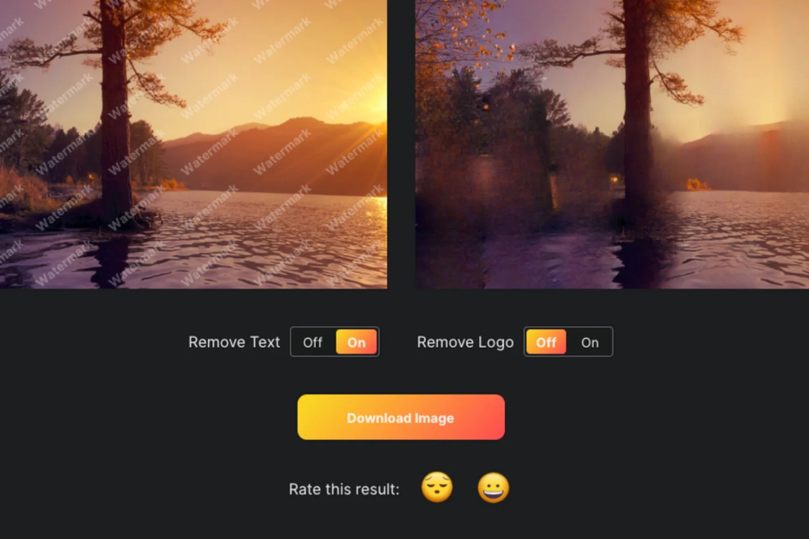 Last Step to Download Image without watermark