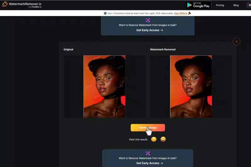 Last and Final Step to Download image without Watermark