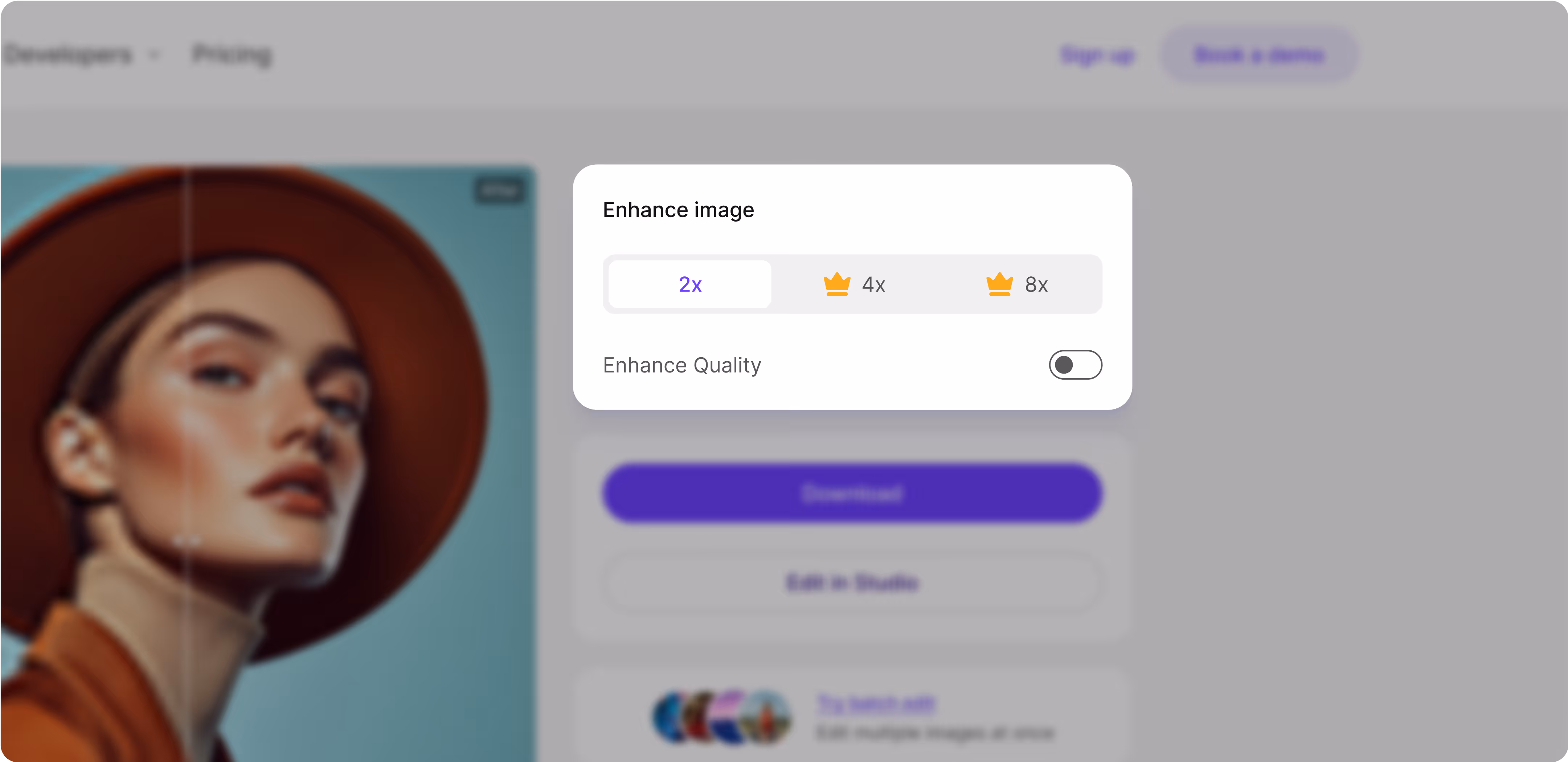 4th step to upscale into 2x