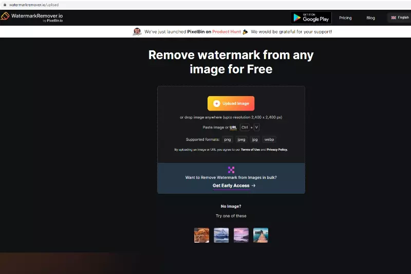 2nd Step to Upload image