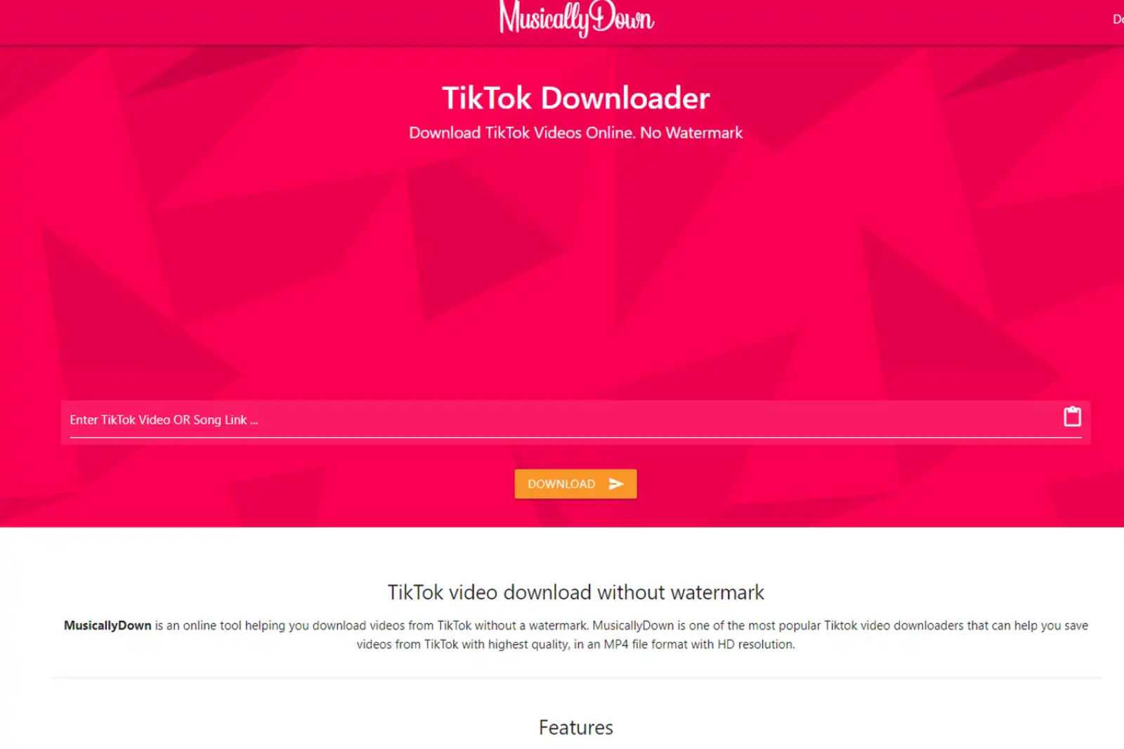 Home Page of MusicallyDown