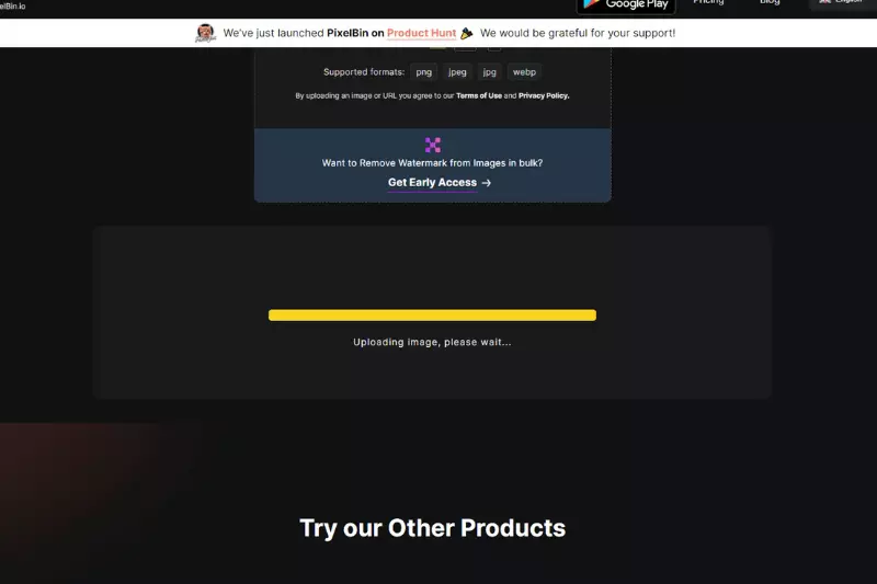 2nd Step to Upload image