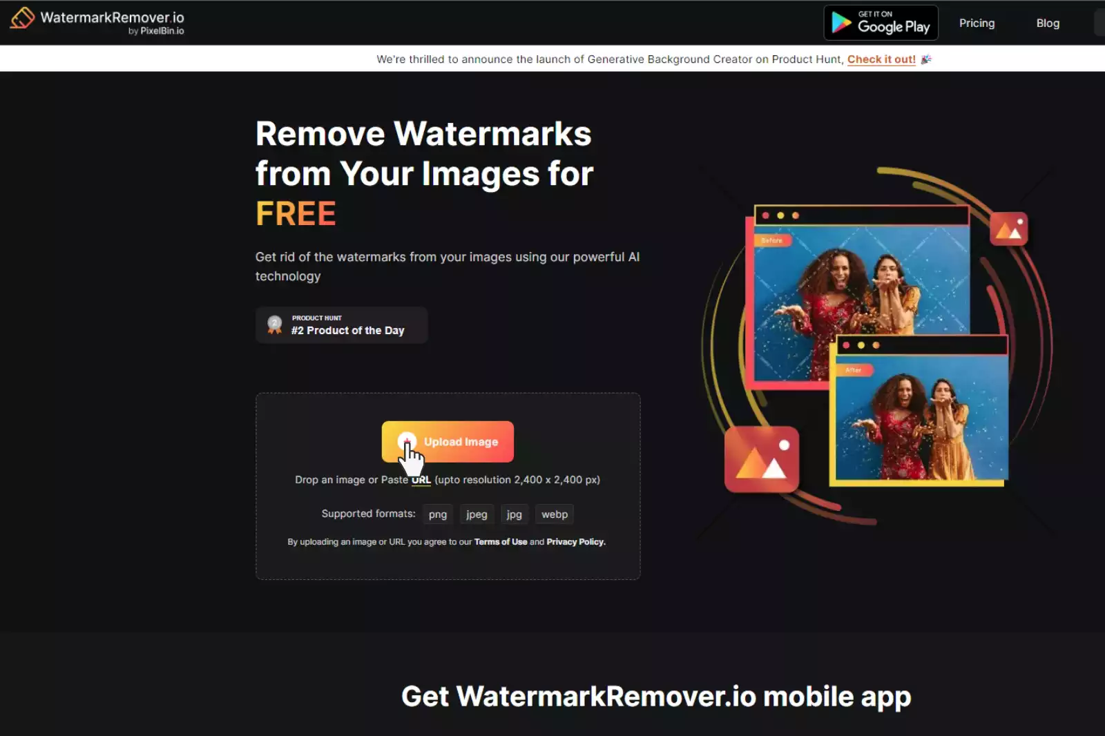 2nd Step to Upload image