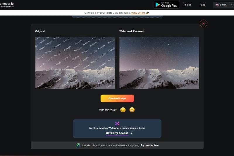 4th Step to ready to Download Image