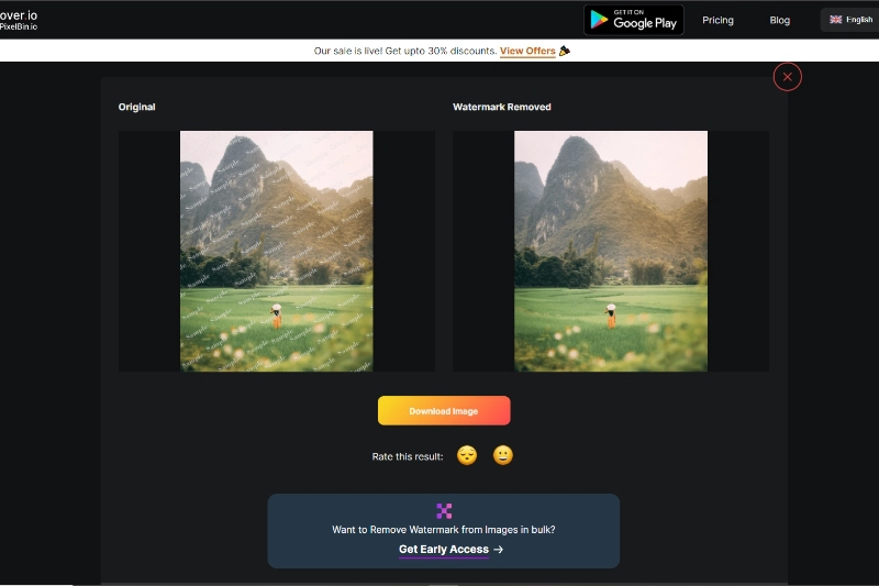 4th Step to download image in original Size