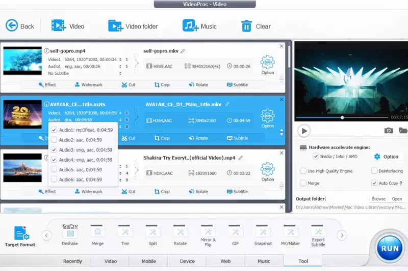Home Page of VideoProc