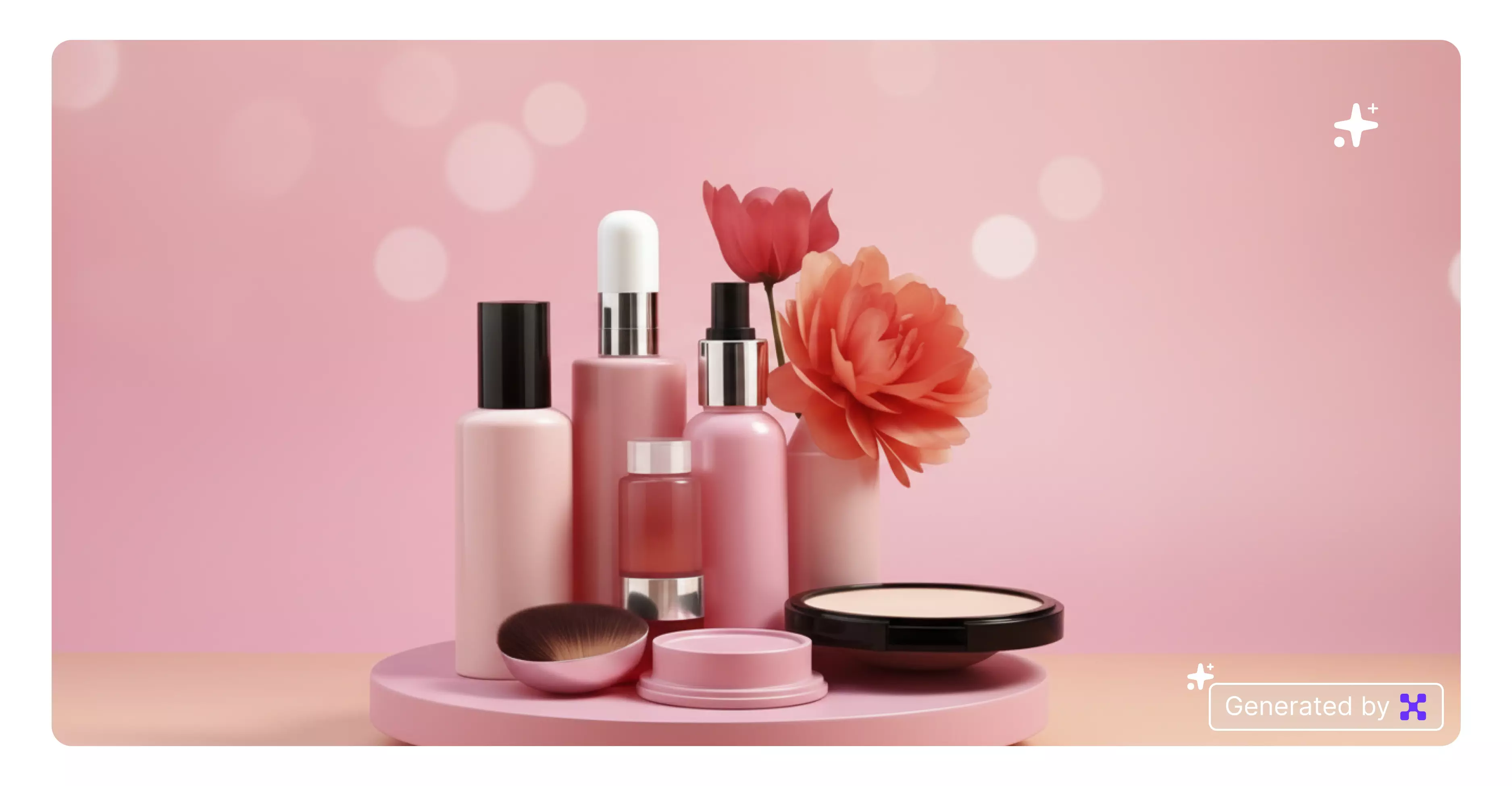 Pink studio glam