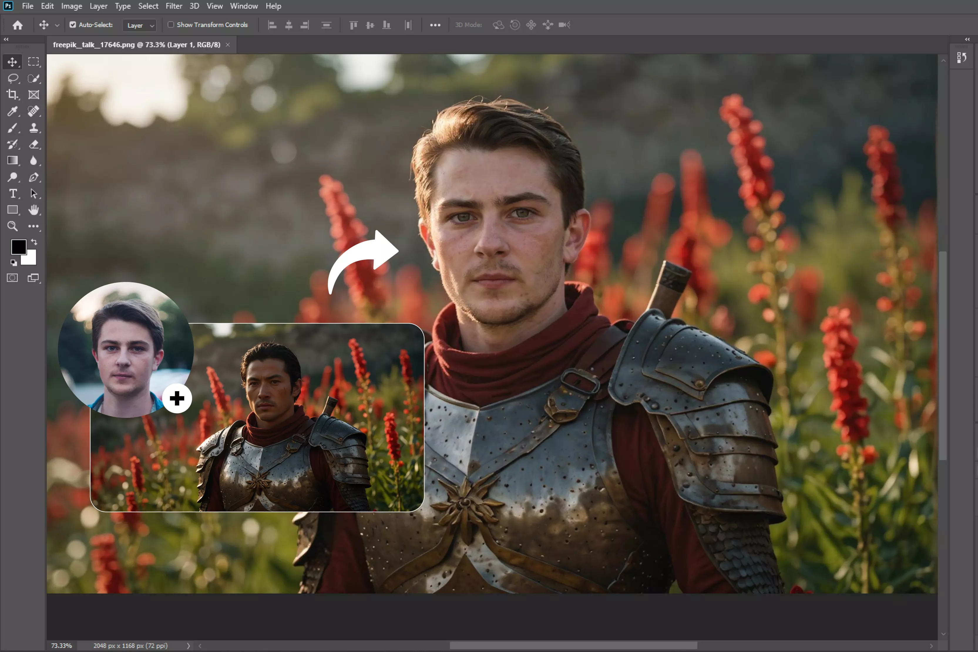 How to face swap in Photoshop