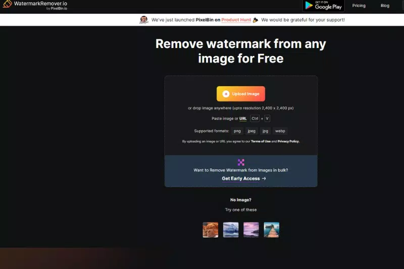 2nd Step to Upload Image