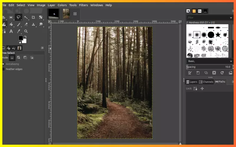 Interface of Canva