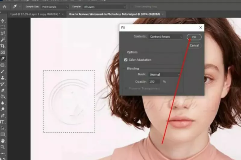 Selecting the Watermark