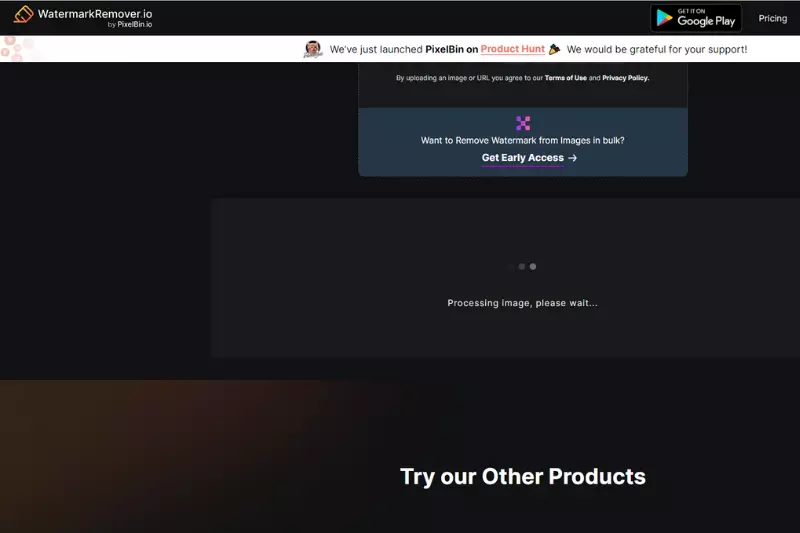 2nd Step to Upload Image