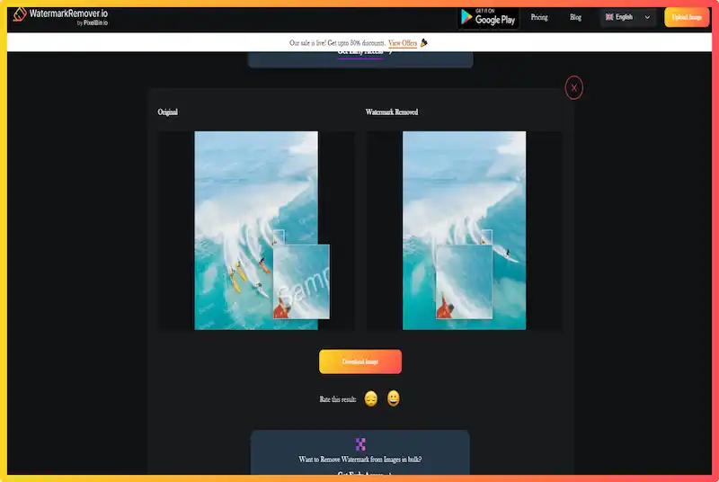 Last and Final Step to Download image without watermark
