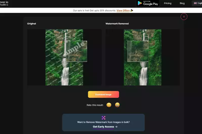 5th Step to Ready to Download Image