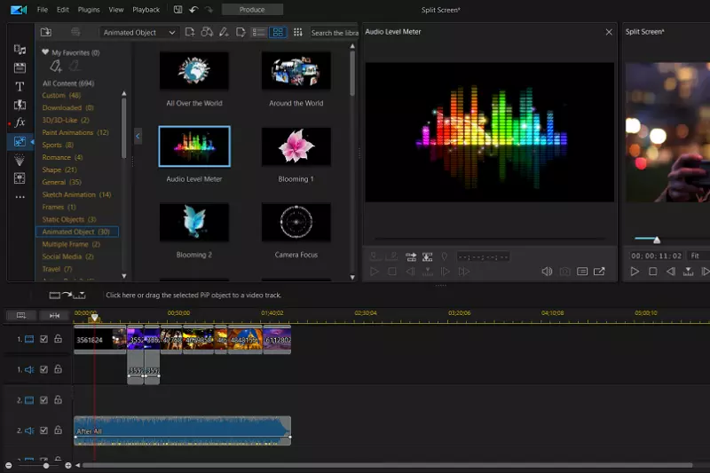 Interface of Windows Movie Maker