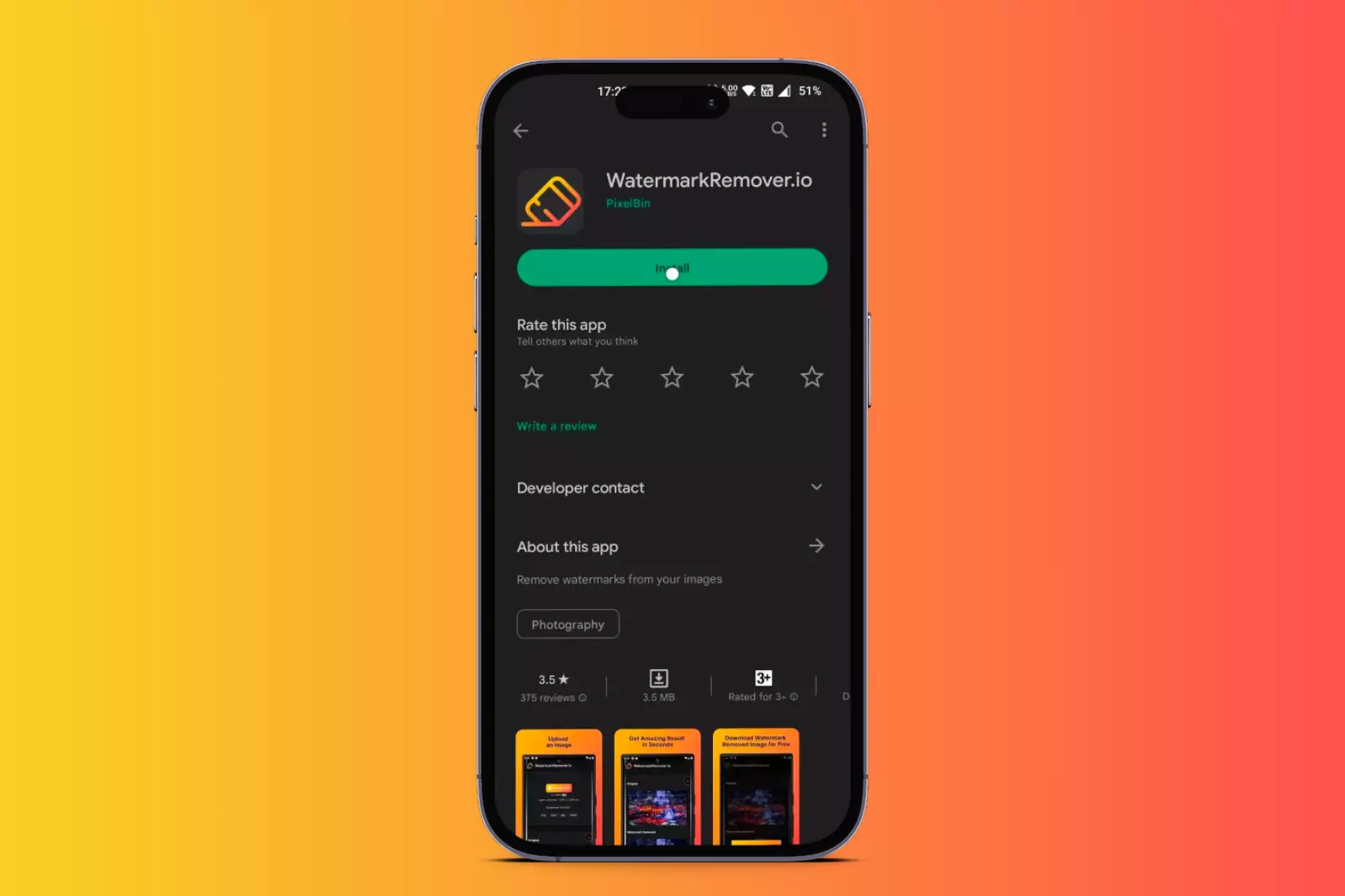 2nd Step to Install Watermarkremiver.io App