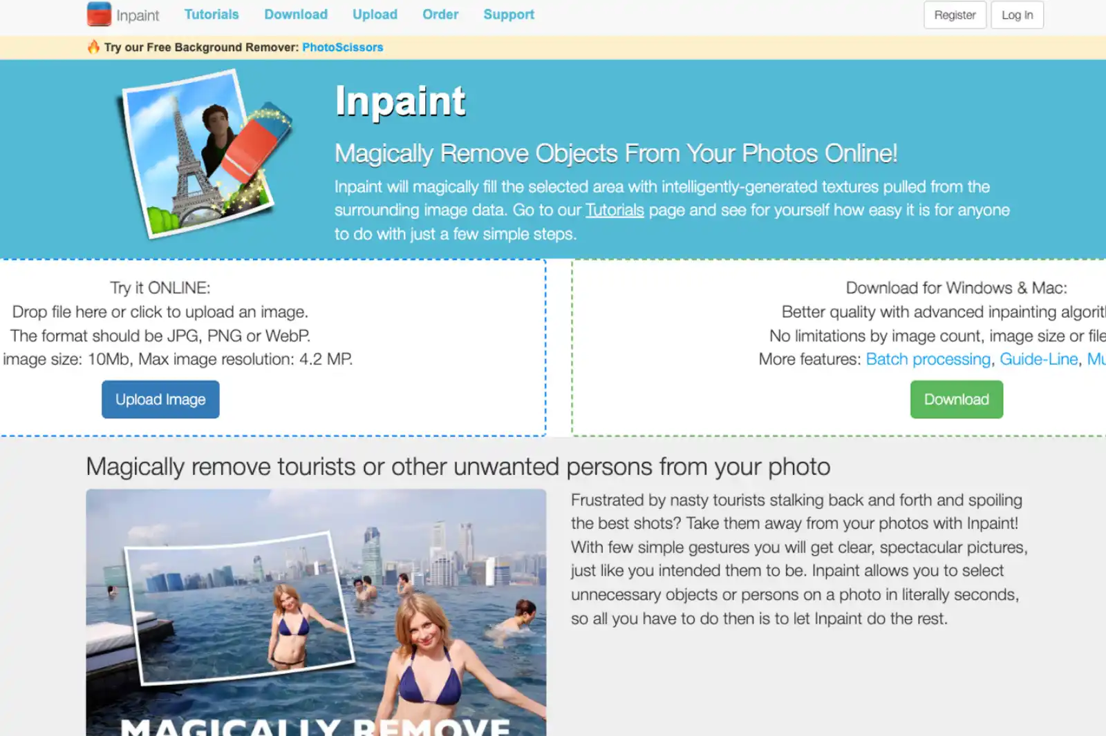 Home Page of Inpaint