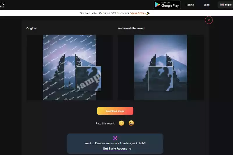 2nd Step to Upload Image