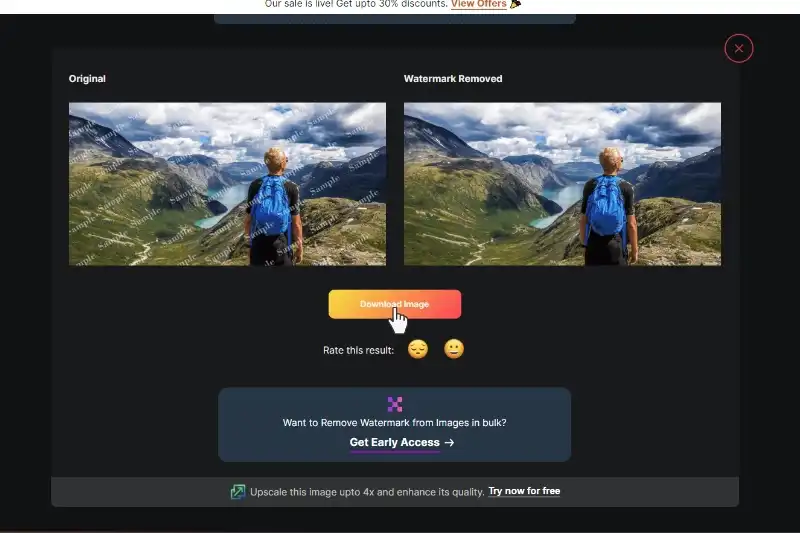 Last and Final Step to Download Image without Watermark