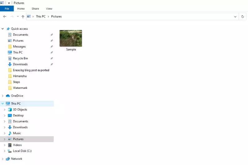 4th Step to Selecting the image