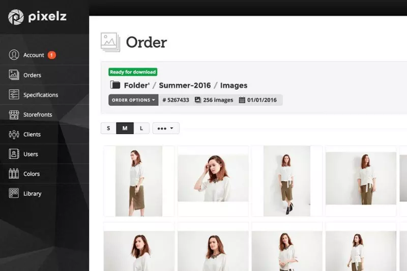 Home page of Pixelz