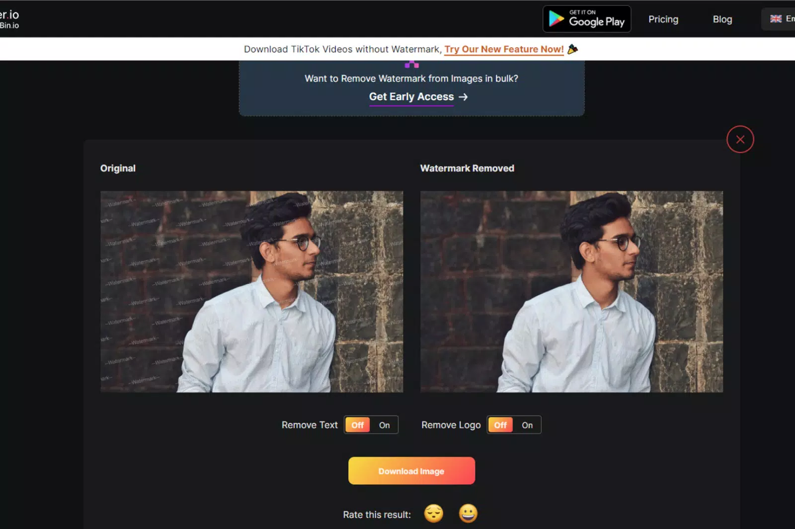 3rd Step to Preview Image