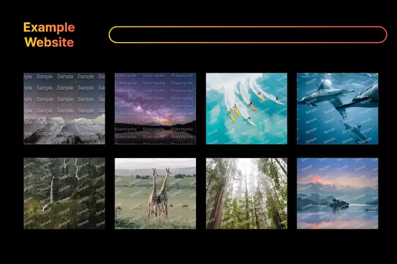 Firstly, search for watermark image on your browser