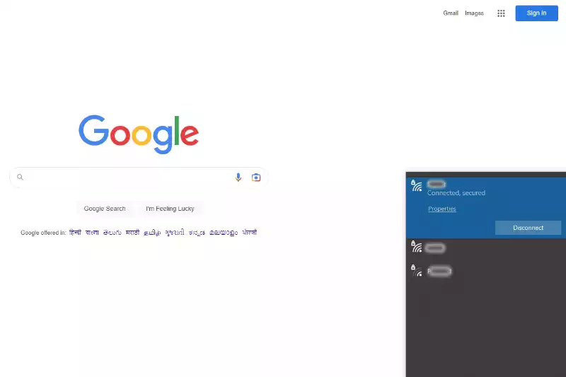 Connect to internet connection