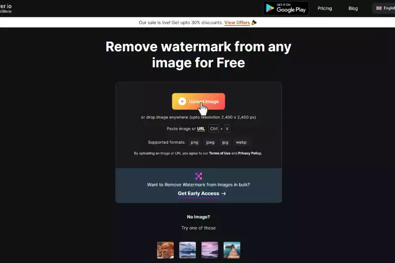 2nd Step to Upload image