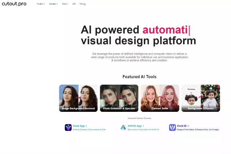 Home Page of Cutout.pro